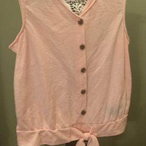 Girls size large 14 like pink top